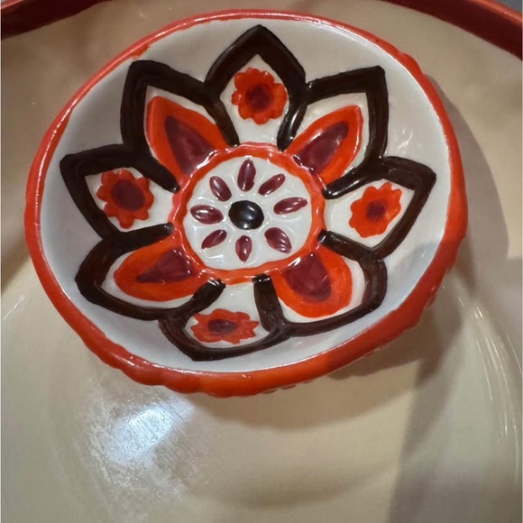 dei orange chip and dip dish - Picture 2 of 4